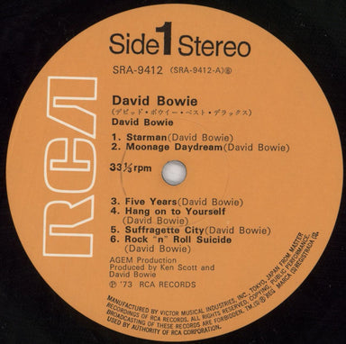 David Bowie Best Deluxe + Obi Japanese 2-LP vinyl set — RareVinyl.com