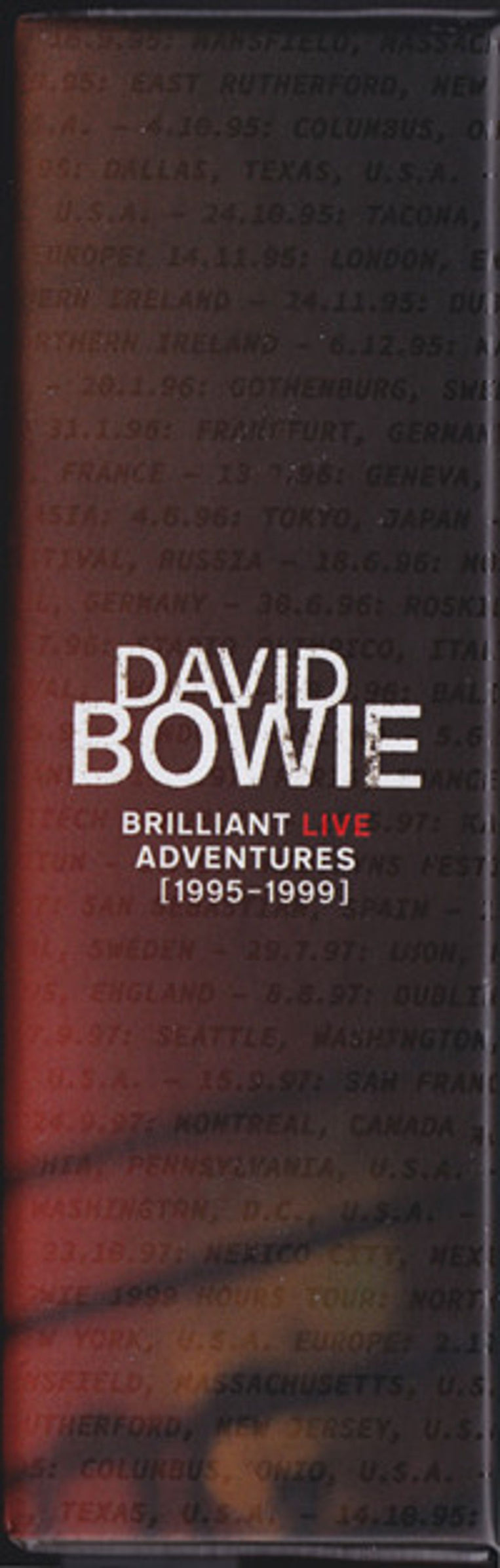 David Bowie Brilliant Live Adventures [1995-1999] - Complete Set + Box UK CD Album Box Set BOWDXBR827262