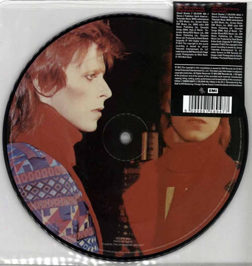 David Bowie John, I'm Only Dancing - Sealed UK 7" vinyl picture disc (7 inch picture disc single) BOW7PJO570239