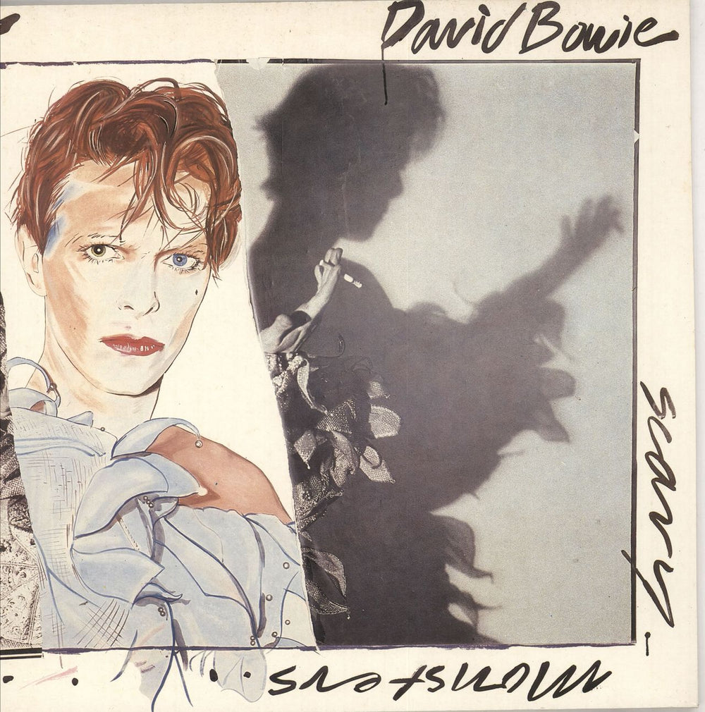 David Bowie Scary Monsters Dutch vinyl LP album (LP record) PL-13647