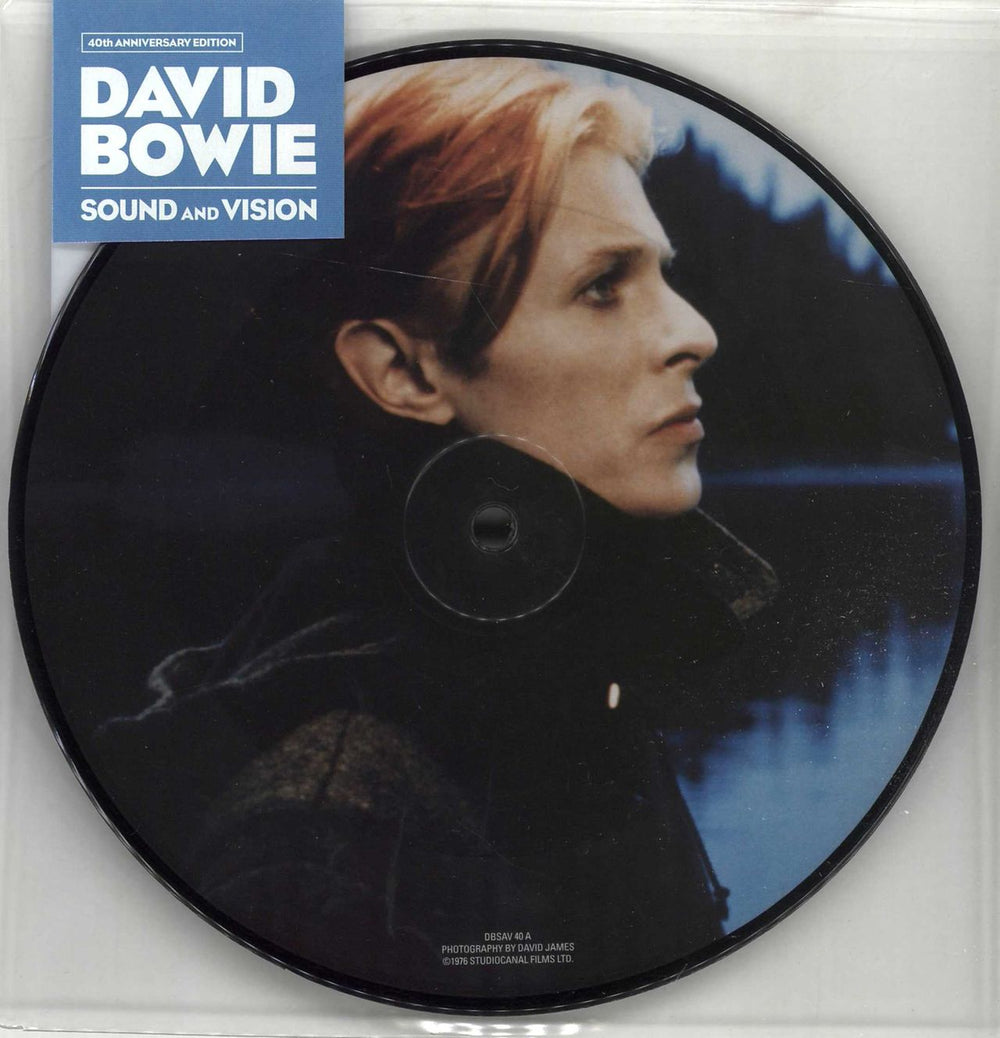 David Bowie Sound And Vision - 40th Anniversary - Sealed UK 7" vinyl picture disc (7 inch picture disc single) DBSAV40