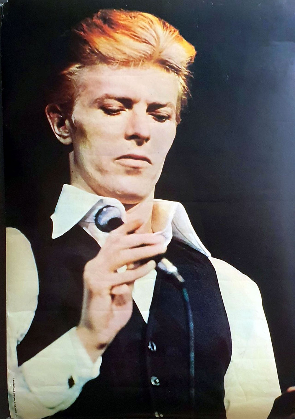 David Bowie Thin White Duke Poster UK Promo poster 20 X 30