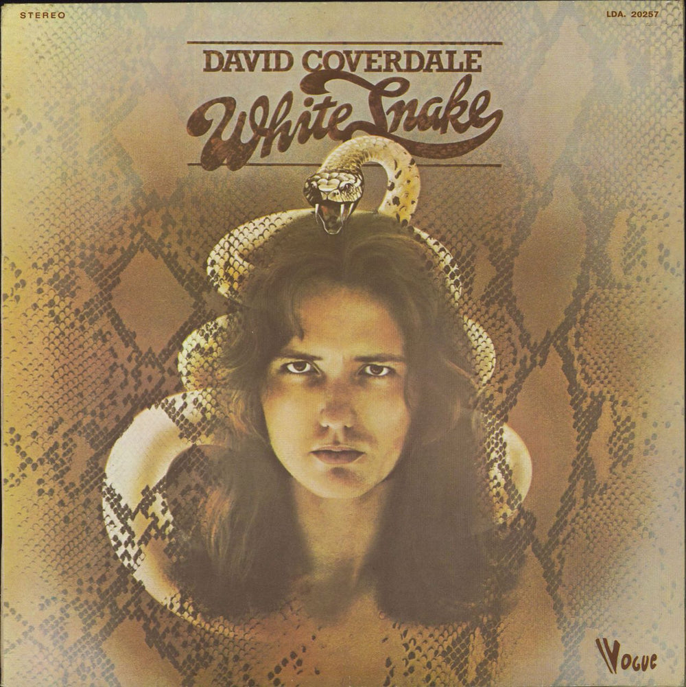 David Coverdale Whitesnake French vinyl LP album (LP record) LDA.20257