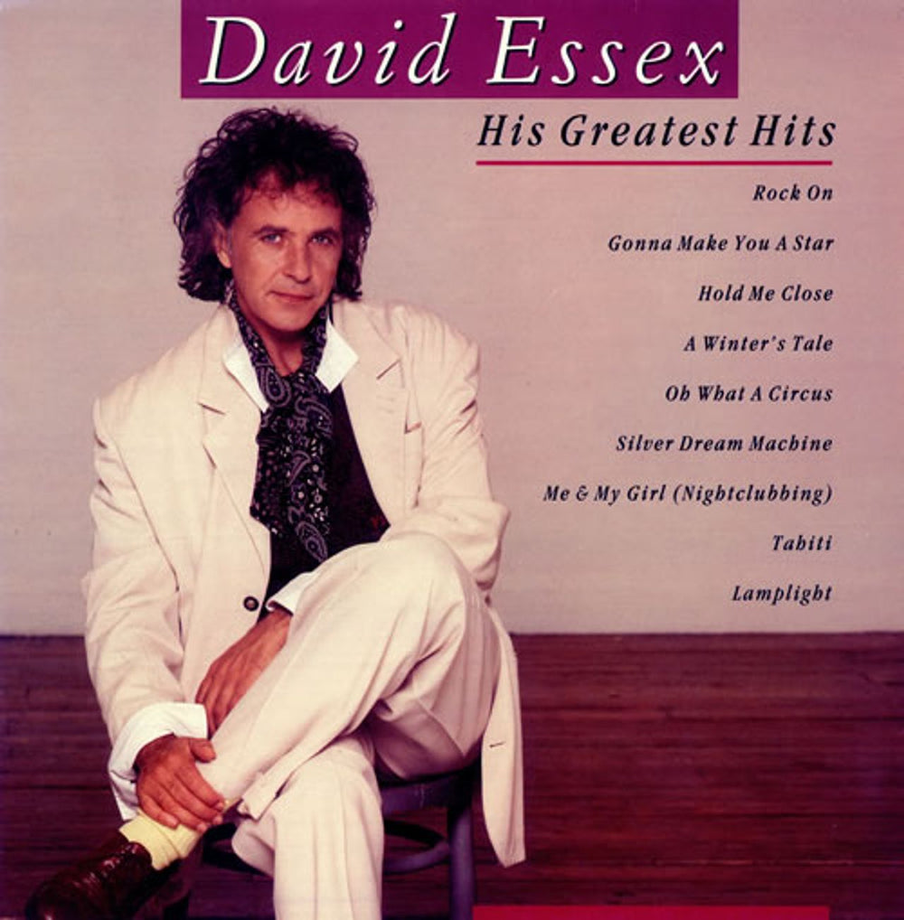 David Essex His Greatest Hits UK vinyl LP album (LP record) 510308-1