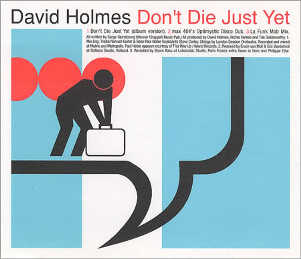 David Holmes Don't Die Just Yet UK 2-CD single set (Double CD single) DHM2SDO272838