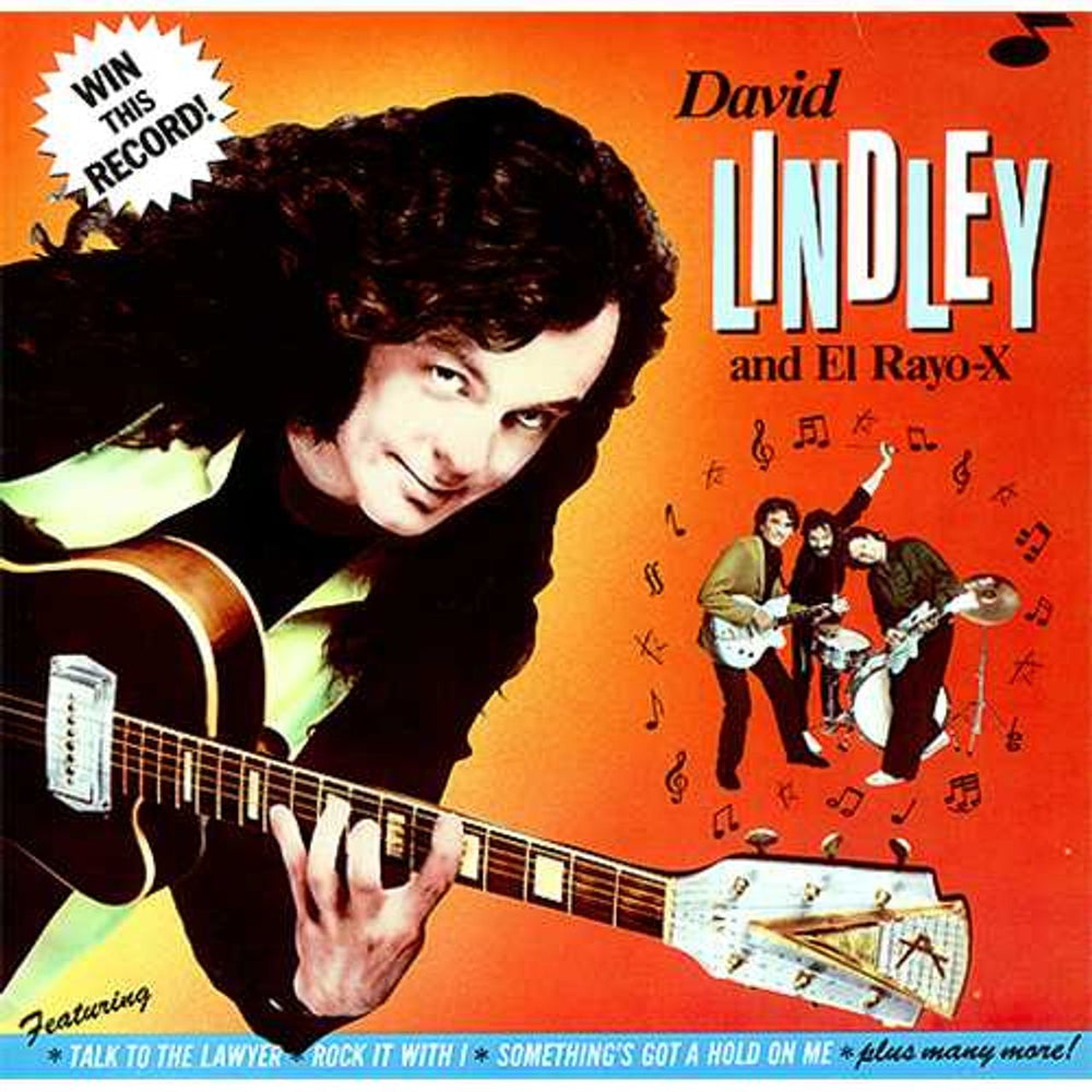 David Lindley  David Lindley And El Rayo-X German vinyl LP album (LP record) ASK52421