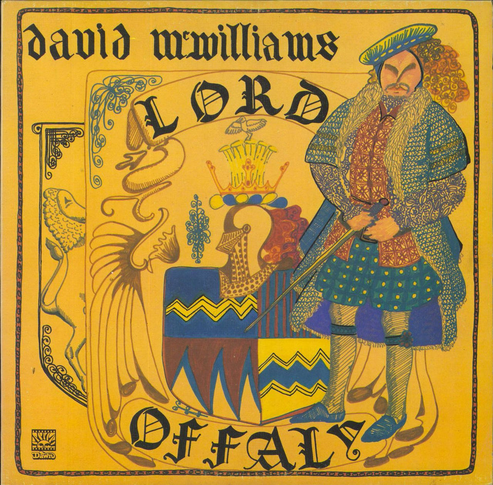 David McWilliams Lord Offaly UK vinyl LP album (LP record) DNLS3039
