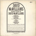 David McWilliams Singing Songs By David McWilliams UK vinyl LP album (LP record)