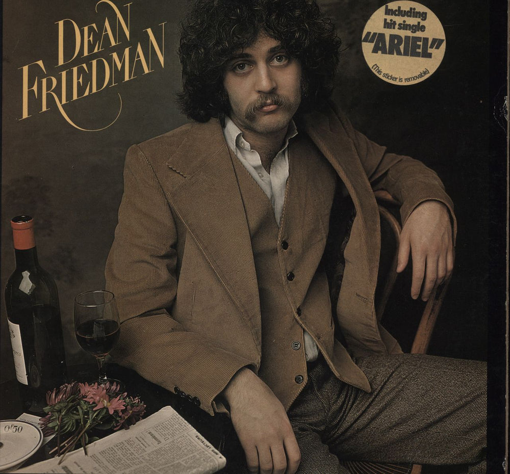 Dean Friedman Dean Friedman - Hype Stickered UK vinyl LP album (LP record) LSLP6008