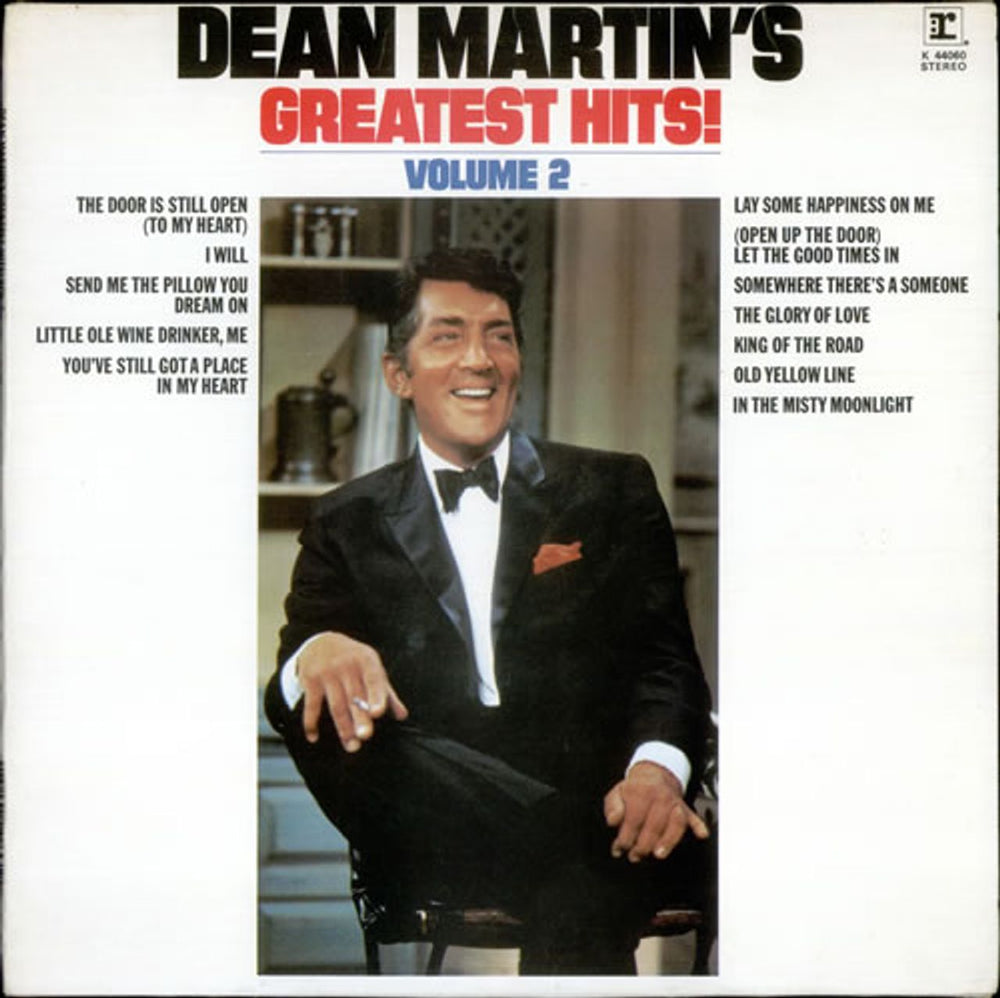 Dean Martin Dean Martin's Greatest Hits! Vol. 2 UK vinyl LP album (LP record) K44060