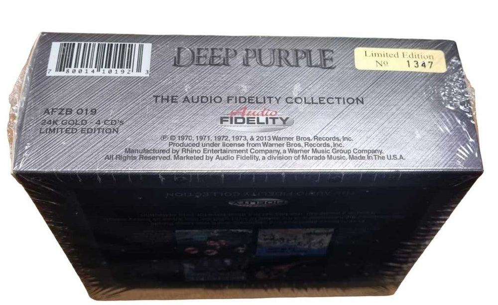 Deep Purple The Audio Fidelity Collection - Sealed US CD Album Box Set