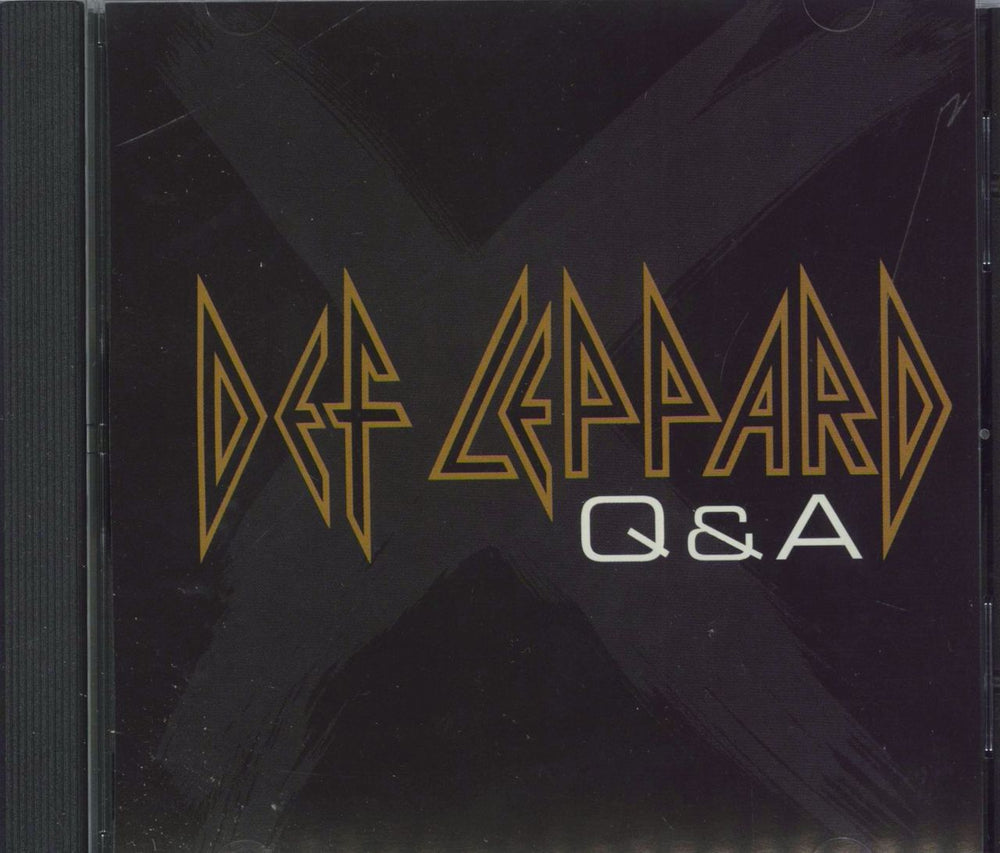 Def Leppard Q&A US Promo CD album (CDLP) ISLR15640-2