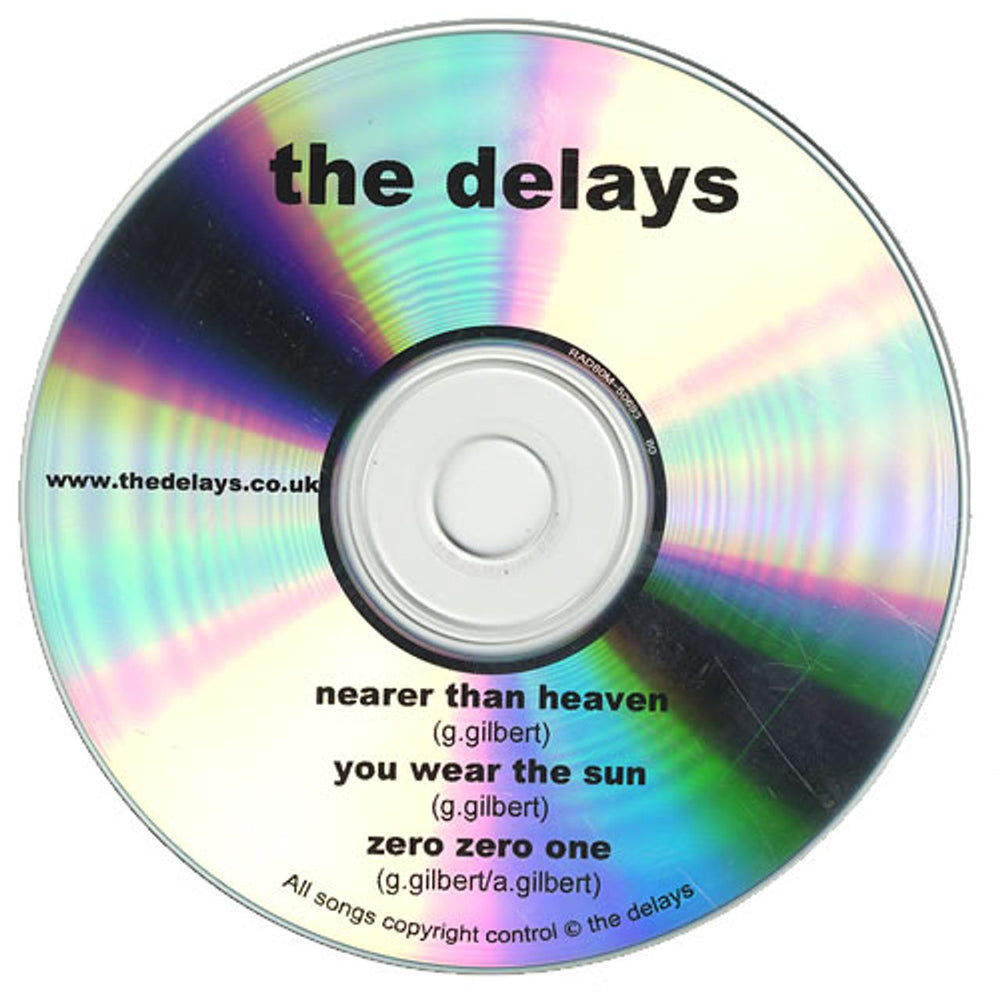 Delays Nearer Than Heaven UK Promo CD-R acetate D\YCRNE472425