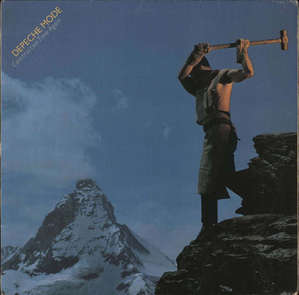 Depeche Mode Construction Time Again South African vinyl LP album (LP record) MUT2015
