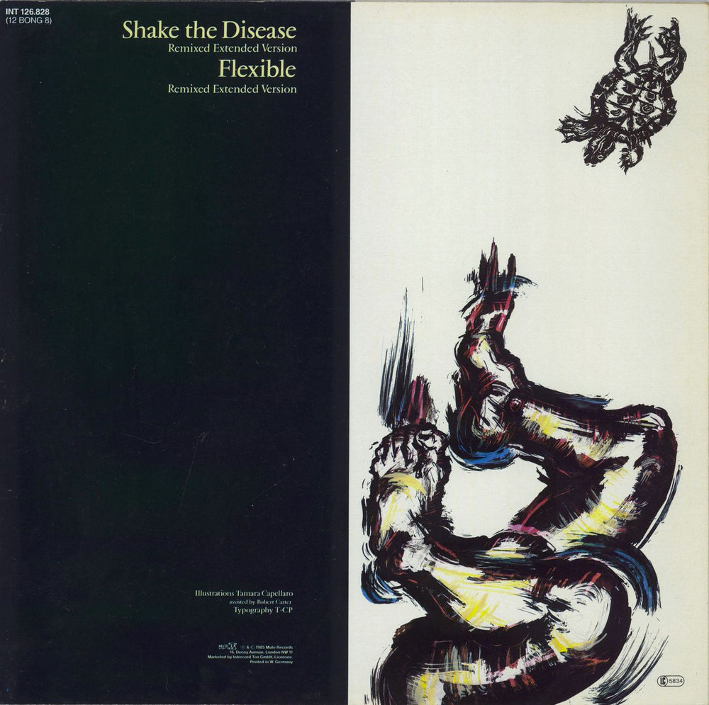 Depeche Mode Shake The Disease - Marble vinyl - EX German 12" vinyl single (12 inch record / Maxi-single)