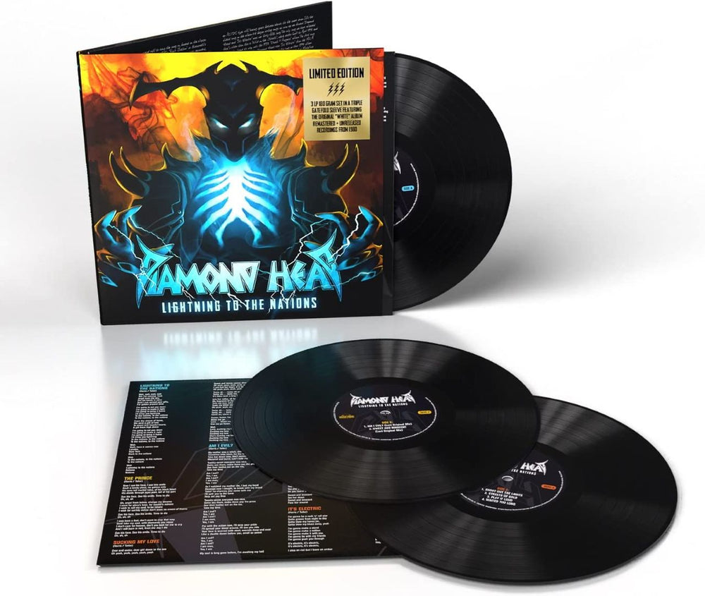 Diamond Head Lightning To The Nations: Remastered - 180gm Vinyl - Sealed UK 3-LP vinyl record set (Triple LP Album) SLM103P55