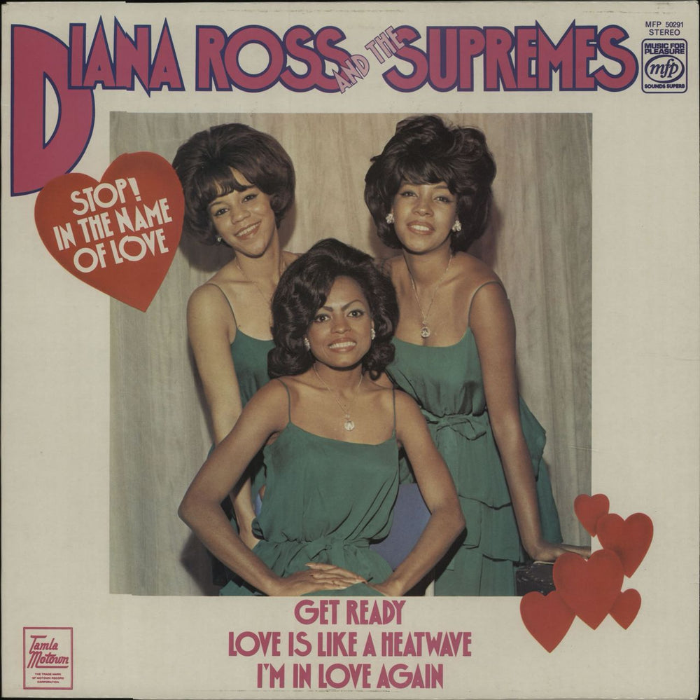 Diana Ross & The Supremes Stop! In The Name Of Love UK vinyl LP album (LP record) MFP50291