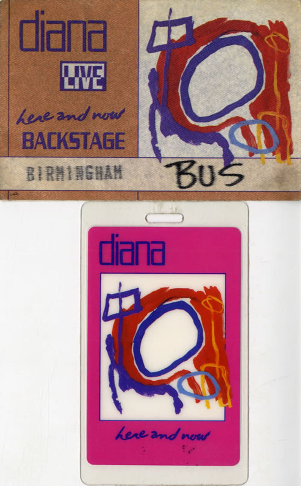 Diana Ross Here And Now UK tour pass TPUR PASSES