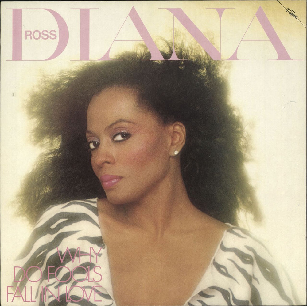 Diana Ross Why Do Fools Fall In Love UK vinyl LP album (LP record) FA3186