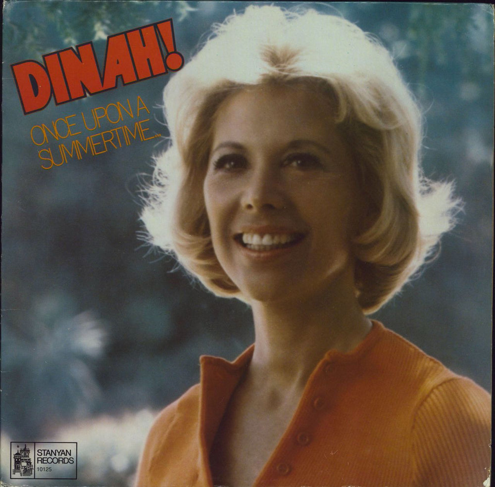 Dinah Shore Once Upon A Summertime US vinyl LP album (LP record) SR10125