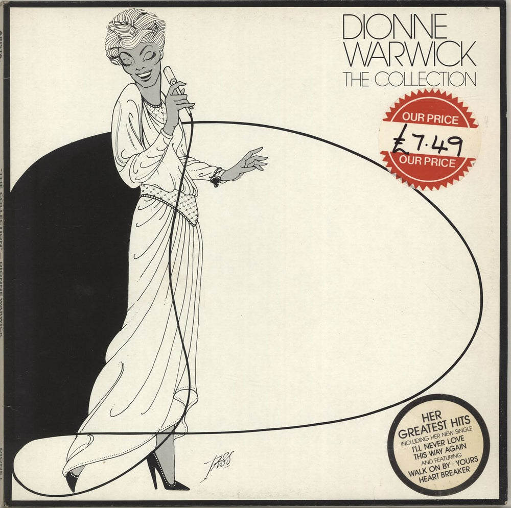 Dionne Warwick The Collection - Hype stickered UK 2-LP vinyl record set (Double LP Album) DIONE1