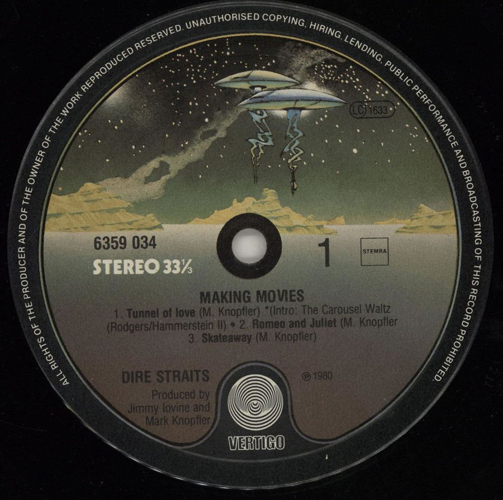 Dire Straits Making Movies Dutch vinyl LP album (LP record) DIRLPMA572594