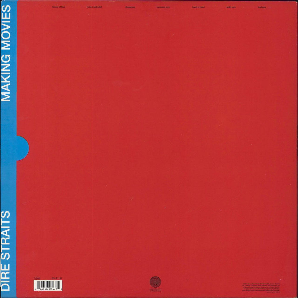 Dire Straits Making Movies UK vinyl LP album (LP record) 643346014715