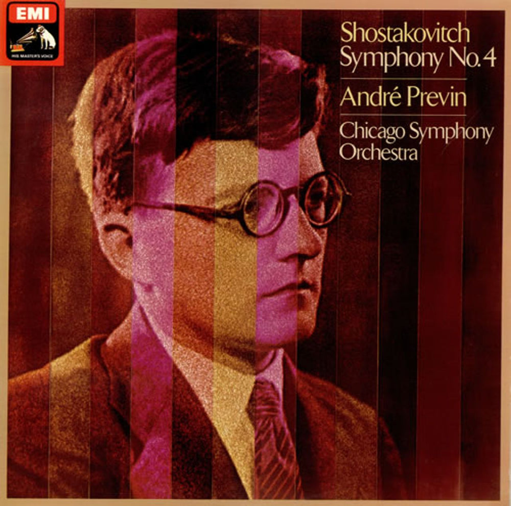 Dmitri Shostakovich Symphony No. 4 UK vinyl LP album (LP record) ASD3440