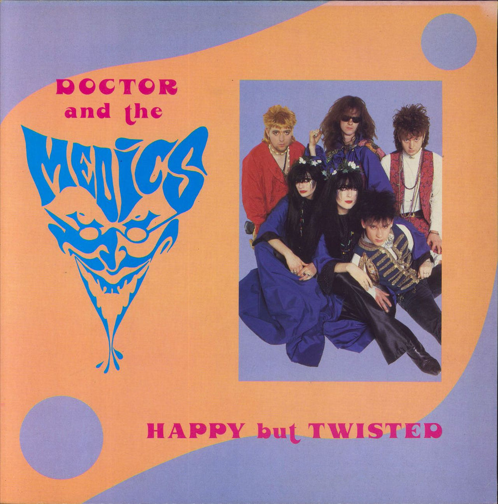 Doctor & The Medics Happy But Twisted + Fanzine UK 12" vinyl single (12 inch record / Maxi-single) MEDICST1