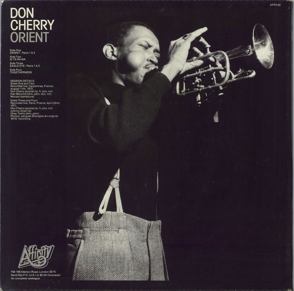 Don Cherry Orient UK 2-LP vinyl record set (Double LP Album)