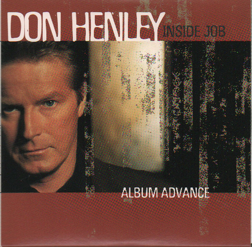 Don Henley Inside Job US Promo CD album (CDLP) 2A-47083-B