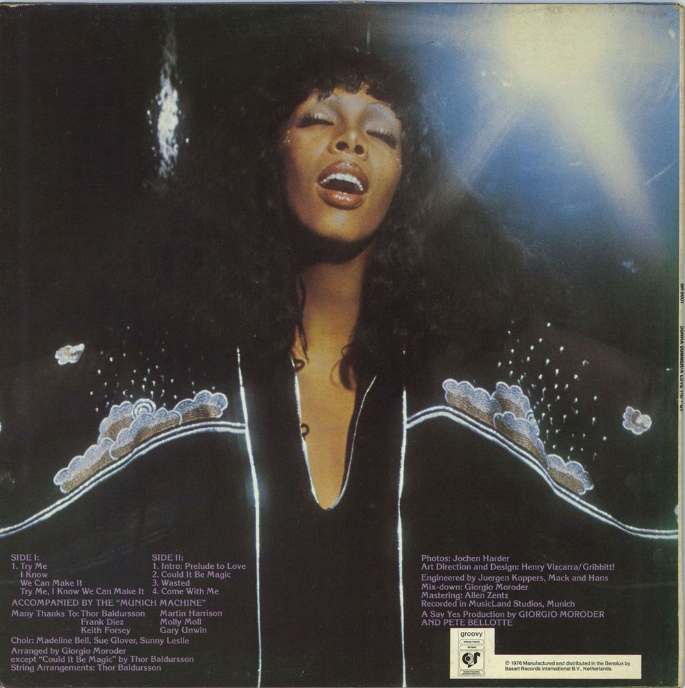 Donna Summer A Love Trilogy Dutch vinyl LP album (LP record)