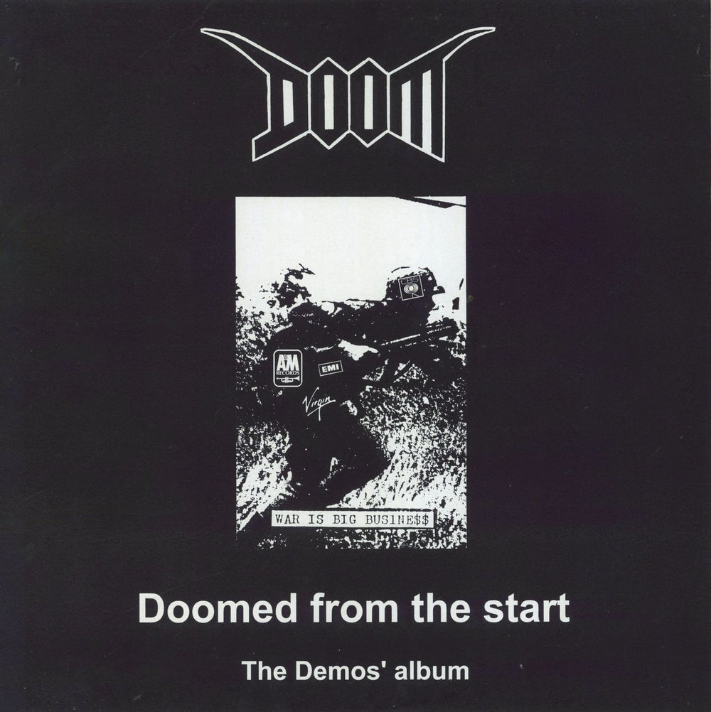 Doom Doomed From The Start [The Demos' Album] - Clear Vinyl UK vinyl LP album (LP record) ANTI009