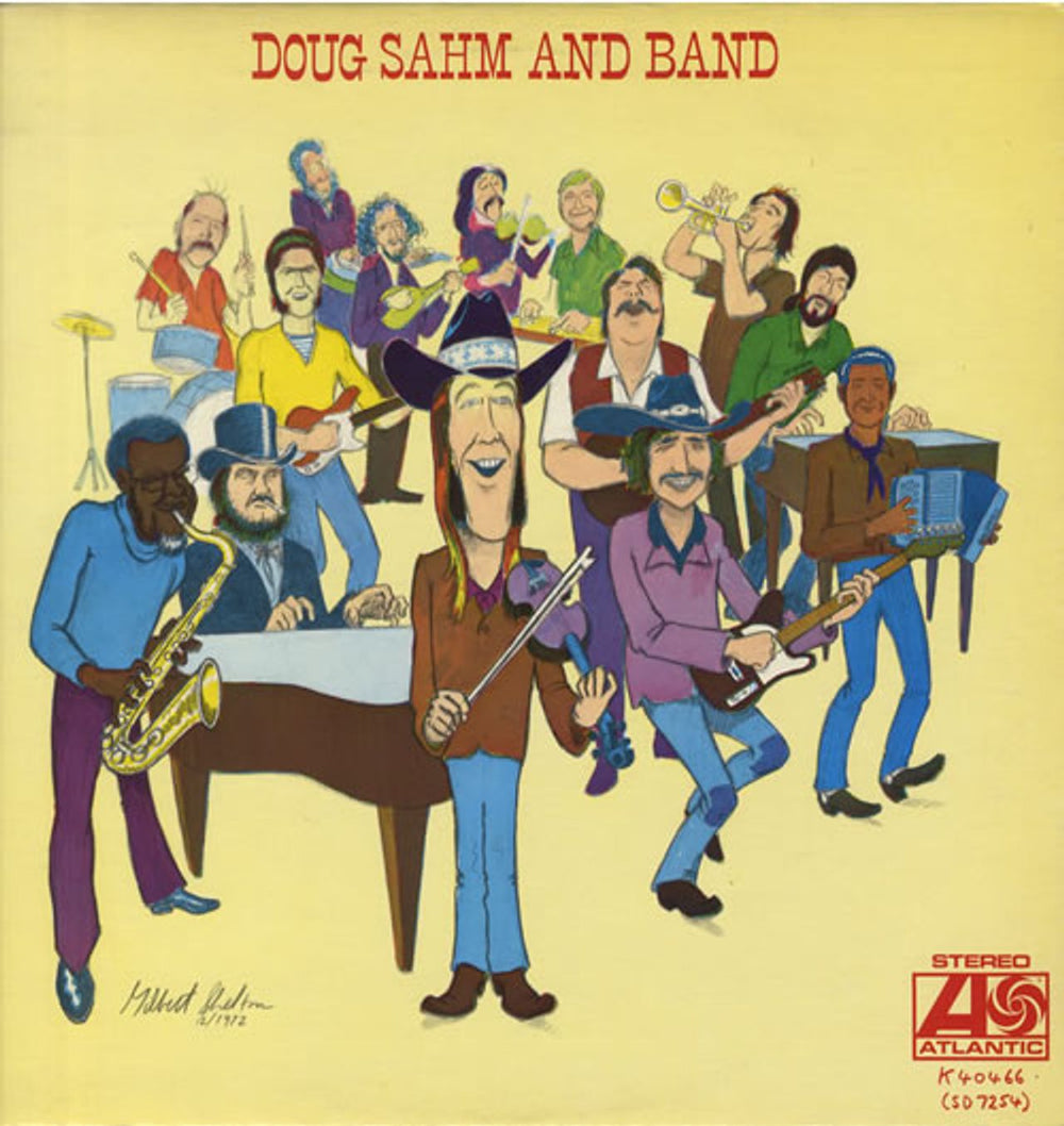 Doug Sahm Doug Sahm And Band UK vinyl LP album (LP record) K40466