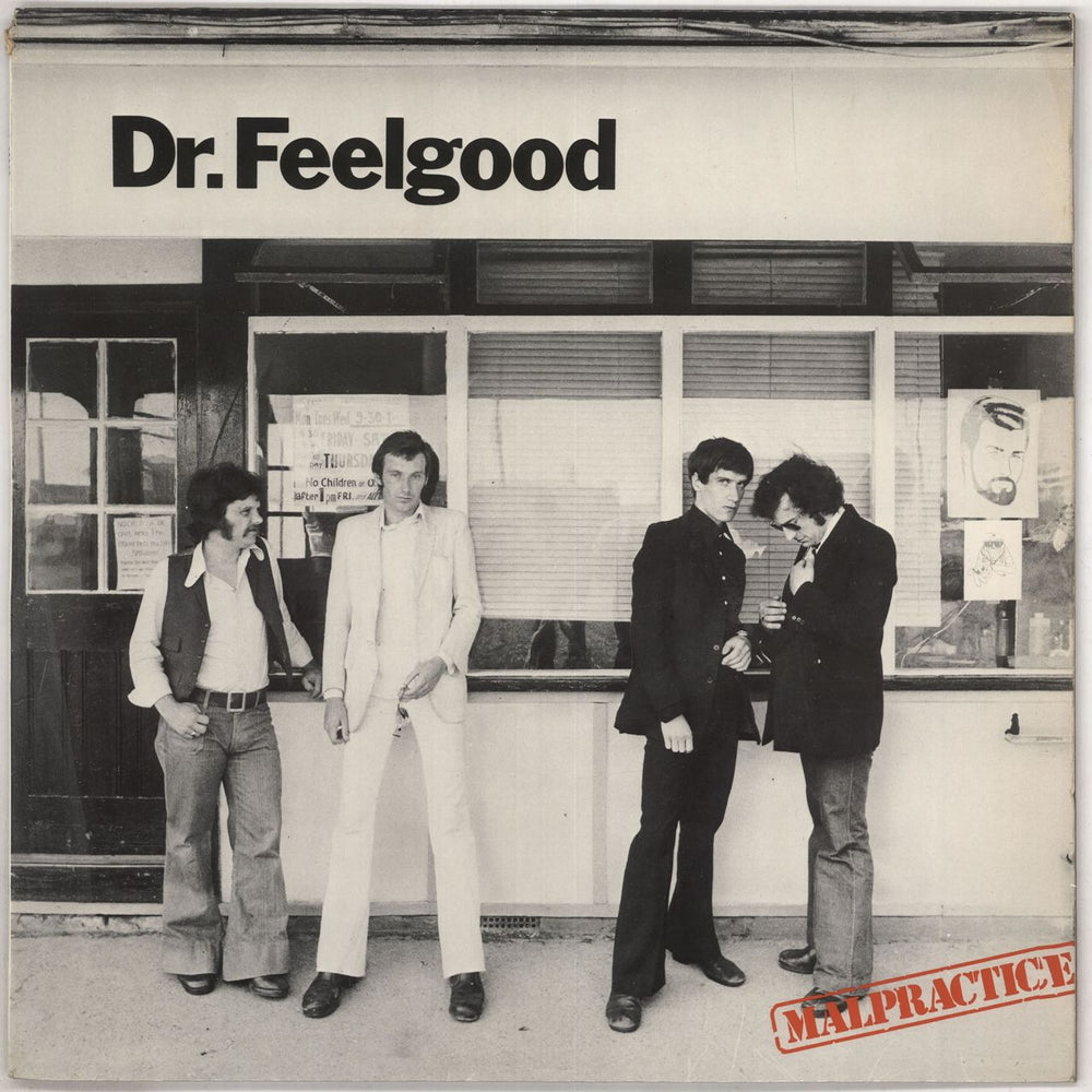 Dr Feelgood Malpractice - 1st - VG UK vinyl LP album (LP record) UAS29880