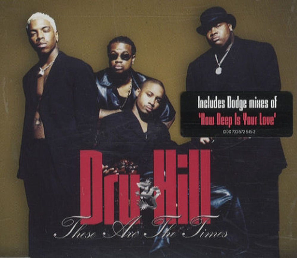 Dru Hill These Are The Times UK CD single (CD5 / 5") CIDX733