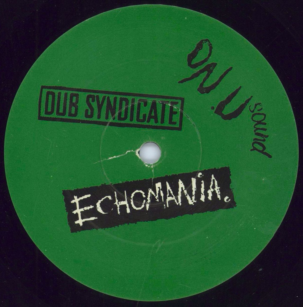 Dub Syndicate Echomania UK vinyl LP album (LP record) DH7LPEC794164