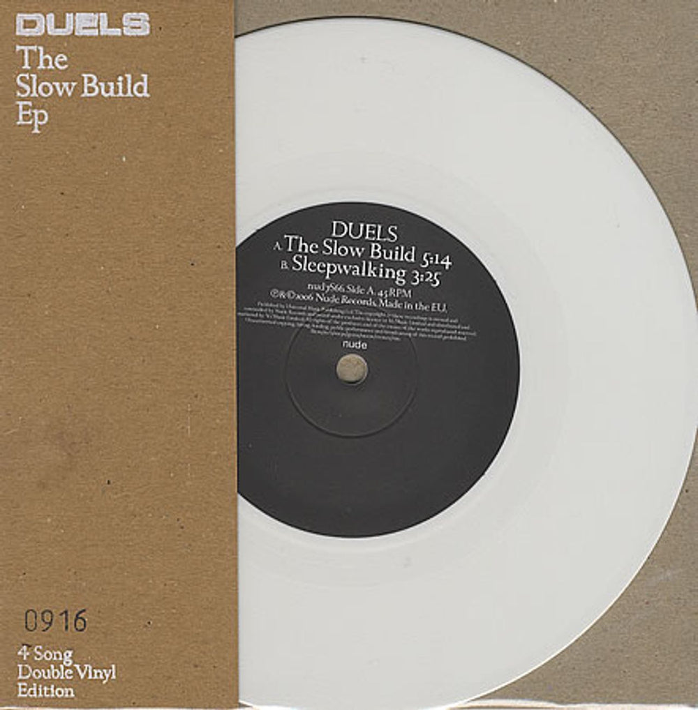 Duels The Slow Build UK 7" vinyl single (7 inch record / 45) NUDS766