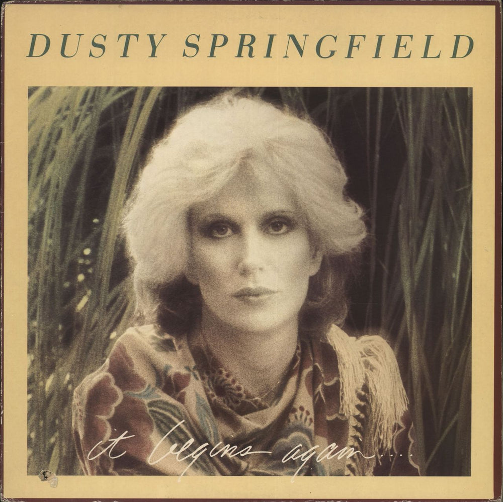 Dusty Springfield It Begins Again UK vinyl LP album (LP record) 9109607