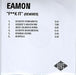 Eamon F**k It  (Remixes) UK Promo CD-R acetate CD-R ACETATE