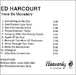 Ed Harcourt Here Be Monsters UK Promo CD-R acetate CD-R