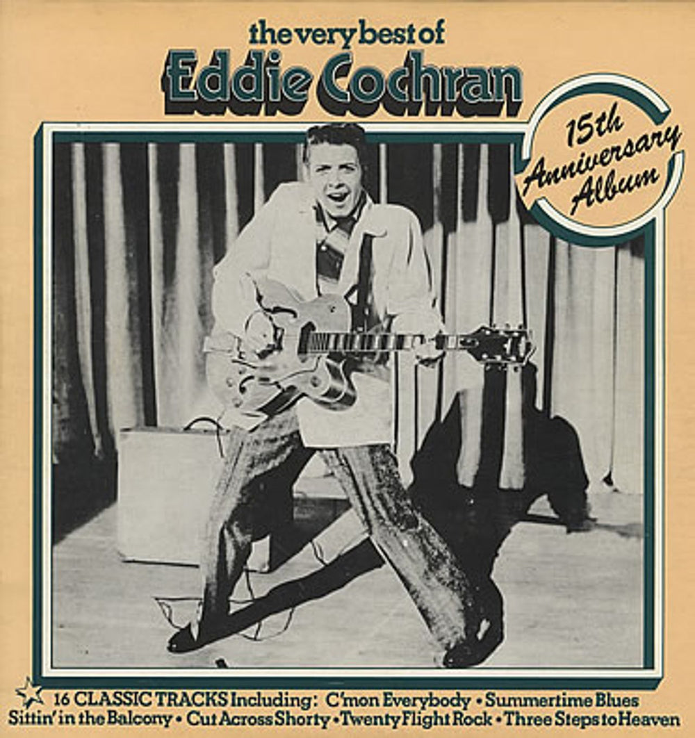 Eddie Cochran The Very Best Of Eddie Cochran UK vinyl LP album (LP record) UAG29760