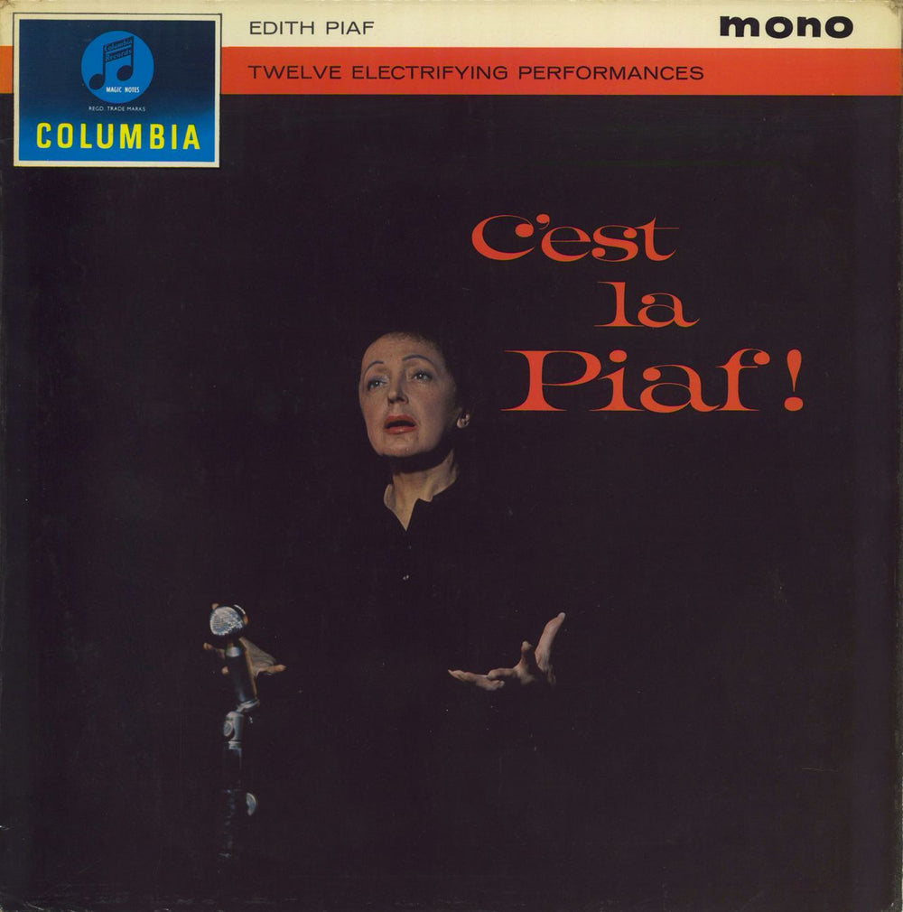 Edith Piaf C'est La Piaf! UK vinyl LP album (LP record) 33SX1451