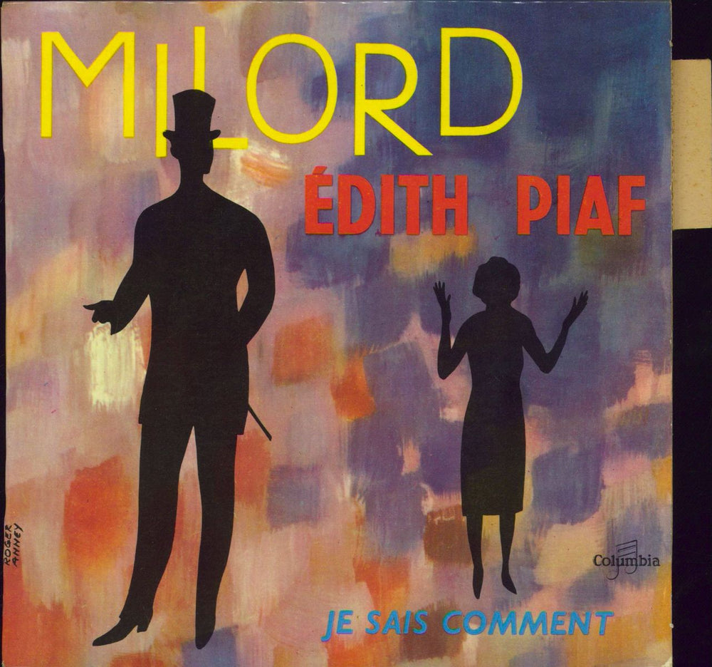 Edith Piaf Milford French 7" vinyl single (7 inch record / 45) ESRF1245