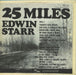 Edwin Starr 25 Miles UK vinyl LP album (LP record)