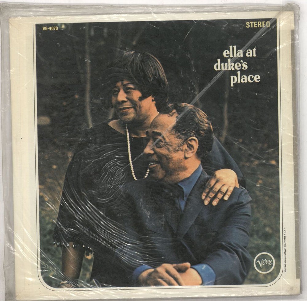 Ella Fitzgerald & Duke Ellington Ella At Duke's Place - Jukebox EP US 7" vinyl single (7 inch record / 45) V6-4070