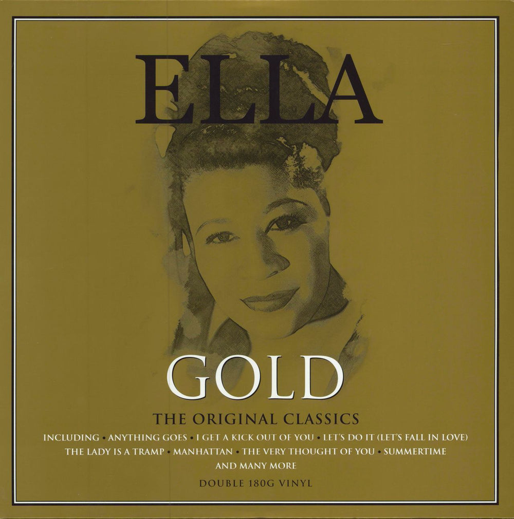 Ella Fitzgerald Gold: The Original Classics UK 2-LP vinyl record set (Double LP Album) NOT2LP212
