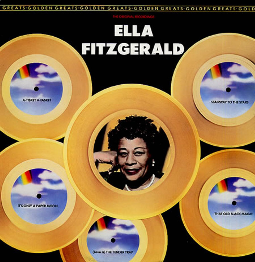 Ella Fitzgerald Golden Greats UK vinyl LP album (LP record) MCM5009