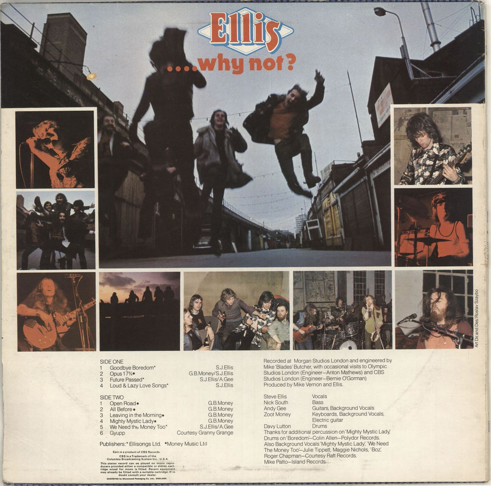 Ellis Why Not? UK vinyl LP album (LP record) 5021289600465