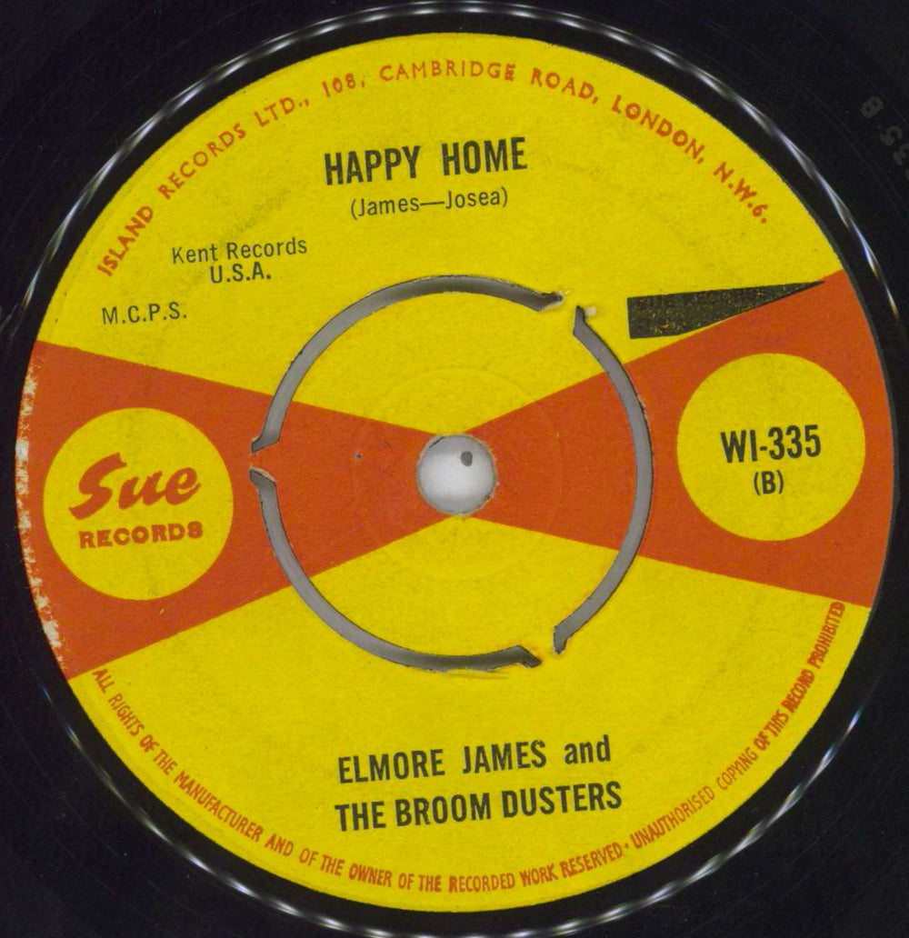 Elmore James Dust My Blues - VG+ UK 7" vinyl single (7 inch record / 45)